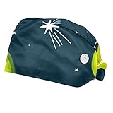 rieodkfmhd 2 confezioni di simpatici cappellini da lavoro con avocado e bottoni regolabili con cappello da lavoro, fascia per il sudore, multicolore 01, m-l