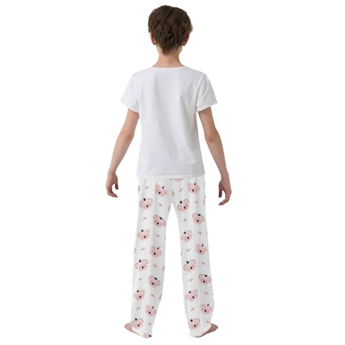 Princess Koala Love Boys Long Pants Soft Trousers Elastic Waist Kids Lounge Bottoms with Pockets S-XL3