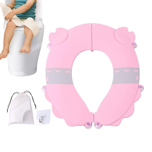Asiento De Inodoro Para Niños - Reductor De Inodoro Antiproyectado Para | Portátil Antideslizante Para Niñas Niños Viajar Casa Coche
