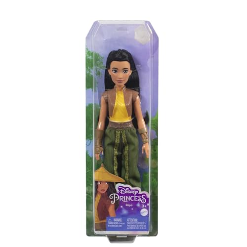 Miniatura 6 de Mattel Disney Princess Raya Muñeca princesa película Raya y el último dragón, juguete +3 años (HLX22)