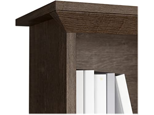 Bush Business Furniture SAH160ABR-03 Bush Furniture Salinas 60W Hutch In Ash Brown, Desk Attachment thumb #6