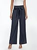LILLUSORY Wide Leg Dress Work Pants Womens Petite ... #2