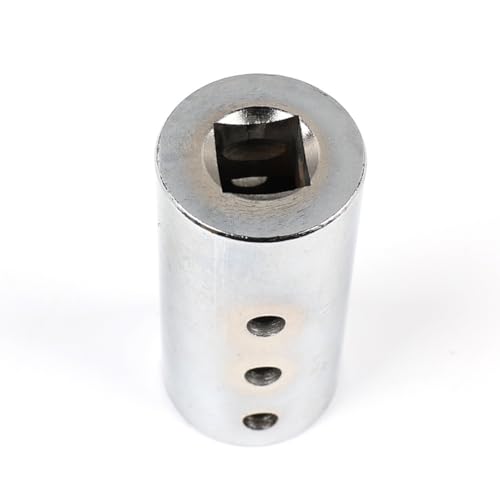 Adaptador de Taladro Eléctrico para Eje de Remolque de 1 Pulgada con Conector de 1/2 Pulgada 3