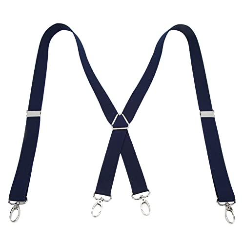 Opiniones y reviews de Tirantes para Hombre favoritos de las personas. 50 Topiky Tirantes de Vestir, Hombre, Azul Marino, Ajustable, Estirable, Bodas, Fechas