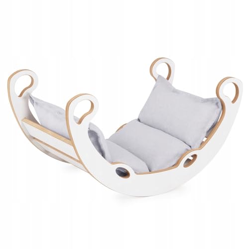 MISIOO Kletterbogen mit Kissen 2in1 - Es Kann Sowohl als Kletterleiter, als...