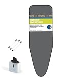 AirPro By Widex Funda de 6 Capas para Tabla de Planchar con Plancha de Vapor - Talla L MAX 120x42 cm - No más Agua Debajo de la Tabla - Plancha hasta un 50% más rápido - Made IN Europa