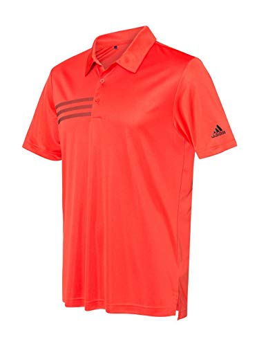 Adidas 3-Stripes Chest Sport Shirt M Blaze Orange/ Black