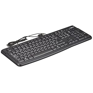 Logitech K120 Kabelgebundene Business Tastatur für Windows und Linux, USB-Anschluss, Leises Tippen, Robust, Spritzwassergeschützt, Tastaturaufsteller, UK QWERTY-Layout – Schwarz