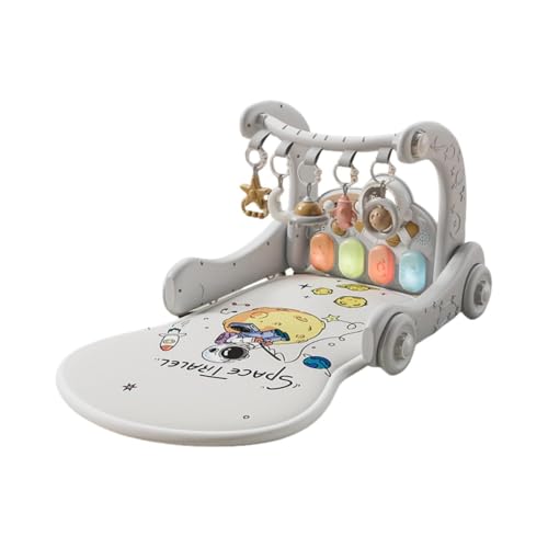 Vifxucyベビージムゲームマット、赤ちゃんのおもちゃ、ゲームマット、新生児音楽フィットネス、ファッションおもちゃ、屋内遊具/ベビーフィットネスラック/多目的ウォーカー/多機能フィットネスラック、知育玩具、赤ちゃんのおもちゃ、赤ちゃんの感覚刺激、出産祝い