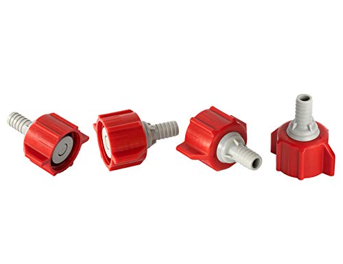 Conector BIB rojo de 3/8 elimina aire en bolsas de refresco 5