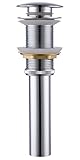 KES Bathroom Sink Drain without Overflow Vessel Sink Lavatory Vanity Pop Up Drain Stopper Polished...