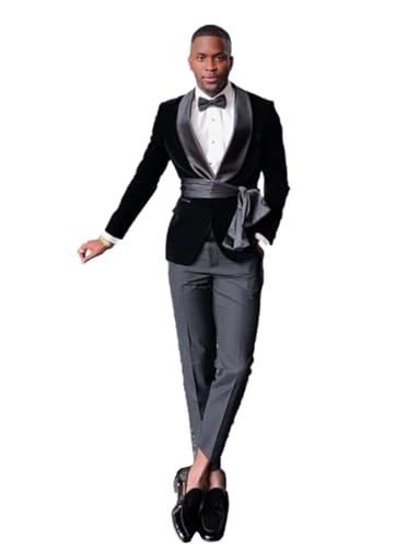 Men's Shawl Lapel Suit Velvet Jacket Solid Pants Two Pieces Set Wedding Homecoming Christmas Tuxedos