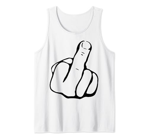 T-shirt attitude dito medio Canotta