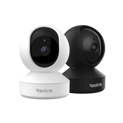 REOLINK 5MP Indoor Security Camera E1 Pro+E1 Pro-B plug-in Camera Support 2.4/5 GHz WiFi, 360 Degree Baby/Dog Monitor with Auto Tracking, Person/Pet Detection, Night Vision, 2 Way Audio, Loc