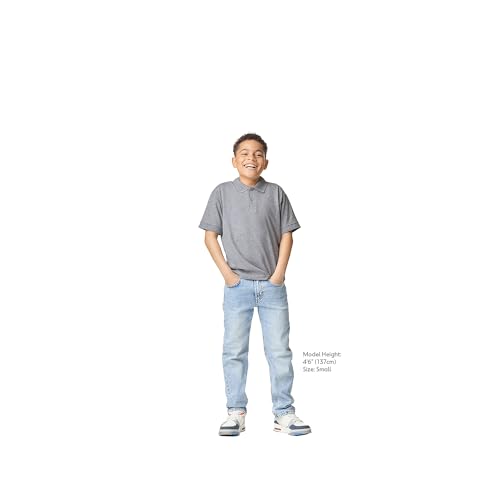 Image of Gildan Kids' DryBlend Short Sleeve Polo, Style G8800b, 3-Pack