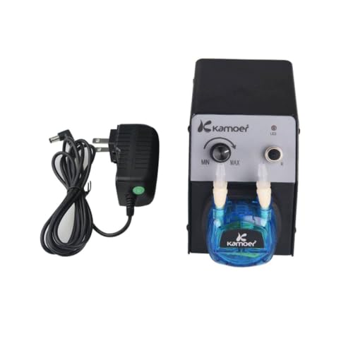 Image of Peristaltic dosing Pump 12V Kamoer Variable Speed Small Water Pump with Pump Head for Lab Chemical Experiment，KCP PRO2 Norprene Tube:3.2mmx6.4mm，40-210ml /min，with Power Adapter