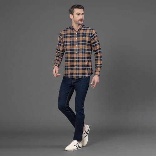 Image of Red Tape Men's Cotton Regular Fit Shirt