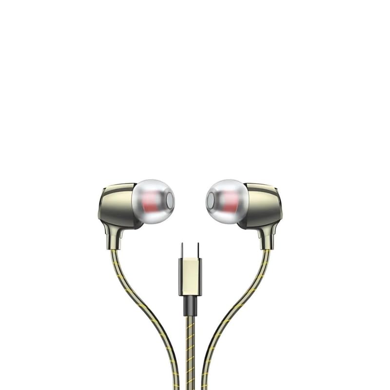 Elevea 𝟏𝟓-𝐘𝐞𝐚𝐫 𝐋𝐨𝐧𝐠-𝐋𝐢𝐟𝐞 𝐖𝐚𝐫𝐫𝐚𝐧𝐭𝐲 Type-C Wired Earphones Premium Metal Magnetic Design, Bass Heavy Audiophile Sound Music Headphones