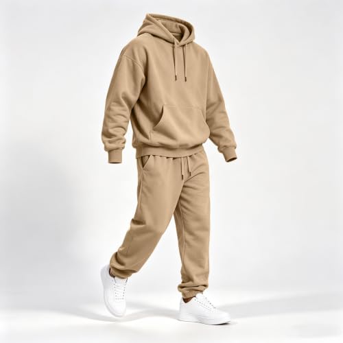 Sweatsuits for Men Oversized Jogging Sets Fall Running 2 Piece Outfit - image 3