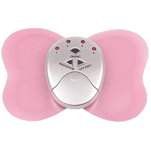 Image of Concepta Muscle Massager Butterfly Design Body Electronic ABS Belly Arm Trainer Stimulator Therapy Massage Slimming Losing Weight 4 Led Lights Display,for Blood Circulation, Battery Powered (Multicolor)