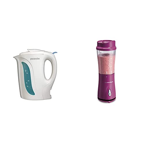 Hervidor eléctrico Proctor Silex 1L con licuadora portátil miniatura 1
