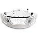Produktbild WHIRLPOOL BADEWANNE WHIRLPOOL RECHTECK 2 PERSONEN NEU SPA TUB HOT TUB Tenerife Full Düsen Sichtfenster, Wasserfall, 150 x 150