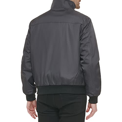 Image of Calvin Klein Men's Winter Coats - Sherpa-lined Hooded Soft Shell Jacket