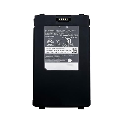 5000mAh TC21 Barcode Scanner Battery for Zebra TC21 TC26 TC26AK TC210 TC210K BT-000409 BT-000411-08 BTRY-TC2Y-1XMA1-01 BT-000409-50 BT-000409-56 BT-000409B
