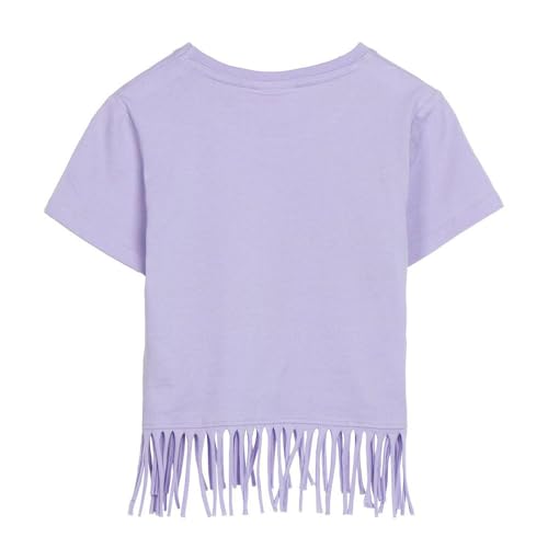 MINNIE MOUSE Camiseta de Manga Corta Infantil Morado - Marca EAN: 8445484499957 - Talla: 5 Años
