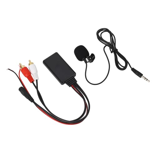 ZASCHMOY Modulo AUX Adattatore Cavo con Microfono a Mani Libere per Auto Radio Pionieristica - Installazione Facile, Materiale ABS, Ingresso AUX, connettività Musicale