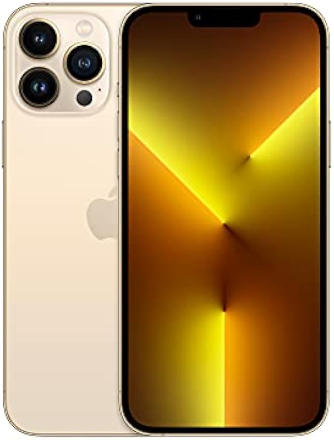 iPhone 13 Pro Max, 256GB, Gold - Unlocked (Renewed Premium)