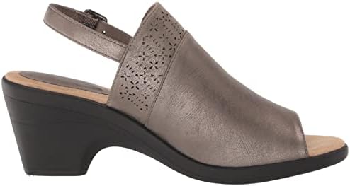 Easy Street Women's Carolina Heeled Sandal, Pewter, 6 X-Wide | Image 5
