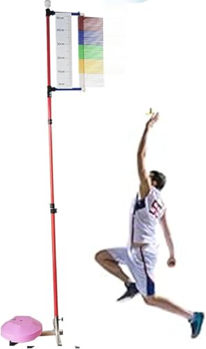 Bastón de medición de salto vertical con estructura de varillas móviles 2