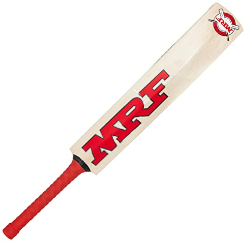 Batte de cricket MRF Grand Edition 3.0 version rouge avec manche court