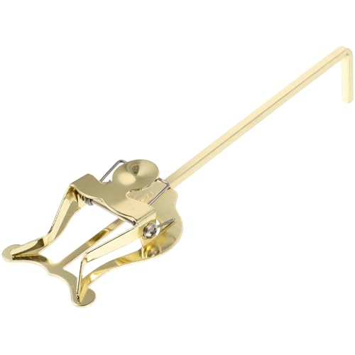ERINGOGO Portable Trumpet Lyre Music Clip Sturdy Instrument Holder for Marching Band Easy Install Trumpet Music Score Clamp