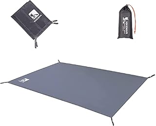 HIKEMAN Outdoor Waterproof Multi-Purpose Camping Tent Tarp Ground Covering Groundsheet Mat Tent & Awning Carpet Multiple Size For Camping Hiking Picnic(Updated-grey,300 * 300cm)