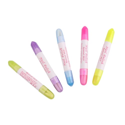 VICASKY 5pcs Nail Polish Remover Pen Set Nail Polish Corrector Tools Manicure Articles for Home Professional Use