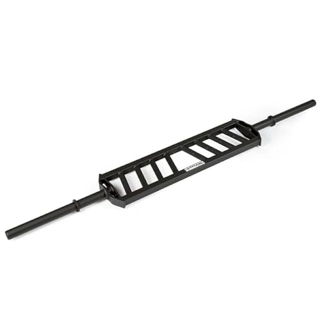 Titan Fitness Hybrid Angled Multi-Grip Olympic Barbell V3, Rated 1,900 LB, Rackable Swiss/Football Bar