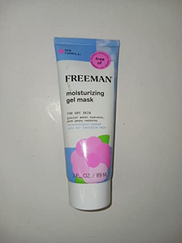 Freeman, Moisturizing Glacier Water & Pink Peony Gel Facial Mask,...