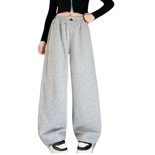 Girls Lightweight Baggy Joggers with Pockets Wide Leg Sweatpants Workout Track Pants Joggers Hip Hop Dance Pants