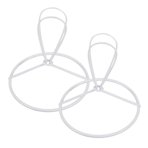 TEHAUX 2Pcs Lampshade Bulb Holder Clip Frame for DIY Lighting Projects Material Lamp Bulb Adapter for Table Light Suitable for Home Cafe Restaurant Decor