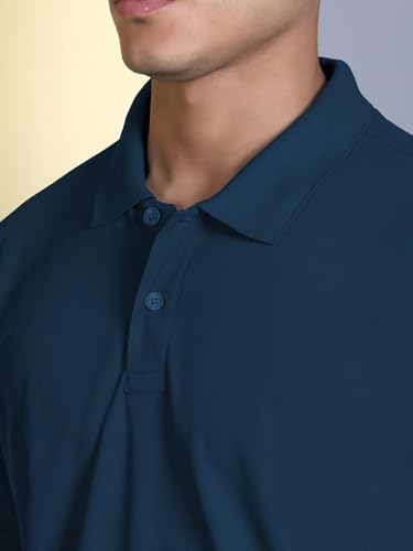 Image of FYLTR Men's Solid Polo | Regular Fit | Casual Polo Shirts for Men