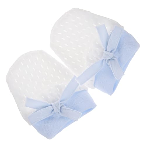1Pair Gloves Scratch Mittens with Drawstring Soft Gentle Protector for Months Boy Girl Comfortable Safety Mittens for Boys