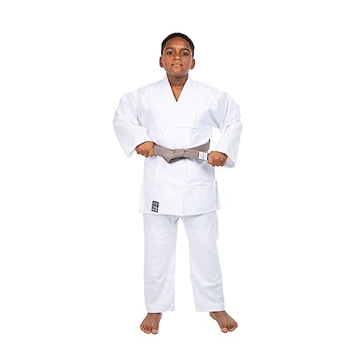 Kimono Adulto Reforçado Judo Jiu-Jitsu, Haganah, Branco, A2