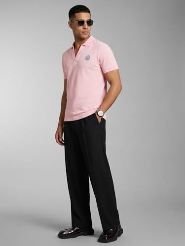 Image of Veirdo Men's Stylish Polo T-Shirt with Chest Pocket Print, Regular Fit Half Sleeve Casual Wear, Solid Summer Fashion for Office, Travel & Outings (S-2XL)