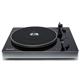 Aiwa APX-680BT: Tourne-Disque Bluetooth, 2 Vitesses 33/45 TR/Min, Capsule en Aluminium magnétique, Bras équilibré - Les Beatles, Paul McCartney, John Lennon, RIngo Starr, George Harrison