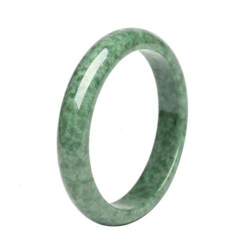 PLGEBR Pulsera de jade verde natural, joyería fina, amuleto de la suerte, regalo tallado a mano, chino -55-64 mm br redondo Boutiq, Piedra