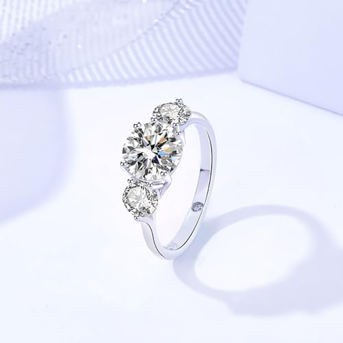 2ct Geometric Diamond Engagement Ring | VVS1 Clarity, D-Color | Diamond Jewelry for Special Moments3