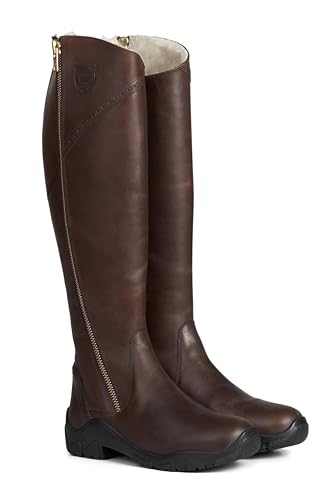 Horze Aspen Womens Winter Tall Boots - Dark Brown - 9R