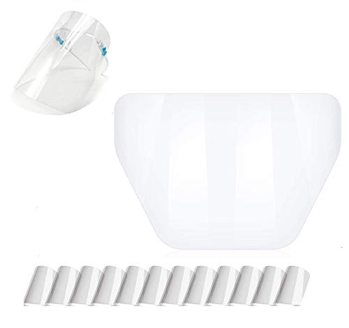 50 Pieces Transparent Replacement Shields Clear Visors For Goggle Face Shields Replacement Parts 50 Pieces Transparent Replacement Shields Clear Visors For Goggle Face Shields Replacement Parts